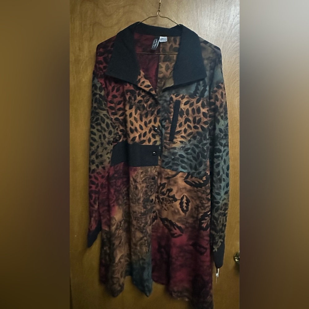 WinterSun multi color coat NWT